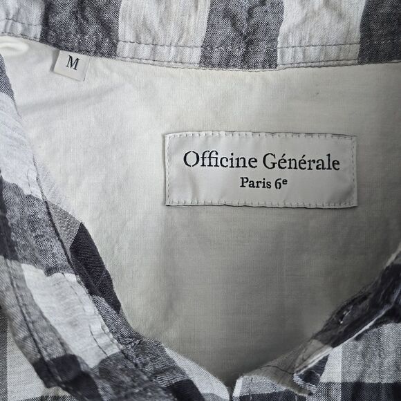 Officine General | Flannel Cotton Button-down - Picture 4 of 9